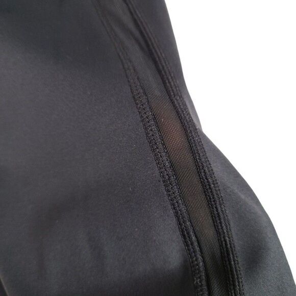 ZYIA Pants Womens 4 Black Light n Luxe Mesh Hi Rise Capri Leggings Active - Picture 4 of 11